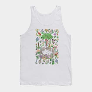 Unicorn in the Forest Tank Top